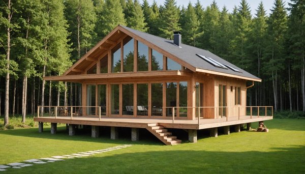 10 designs de maisons en bois modernes et éco-responsables