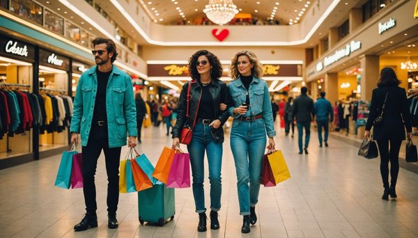 Idées modernes pour revitaliser les centres commerciaux rétro des années 80-90