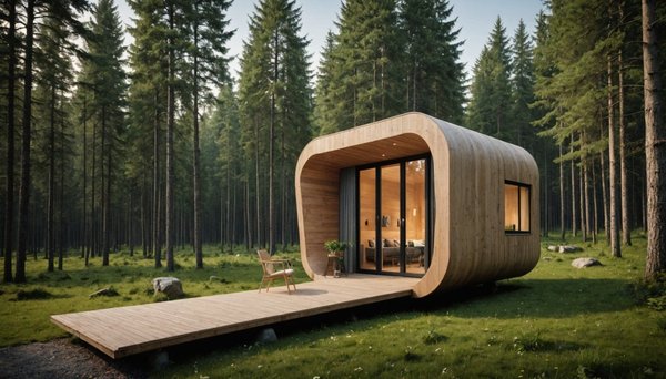 Explore le chalet écologique de 15m2 : allier confort et nature